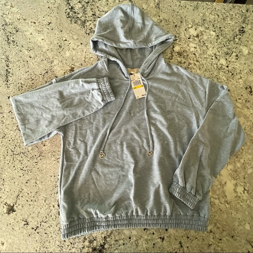 Michael Kors Women’s Hooded Sweatshirt Chambray